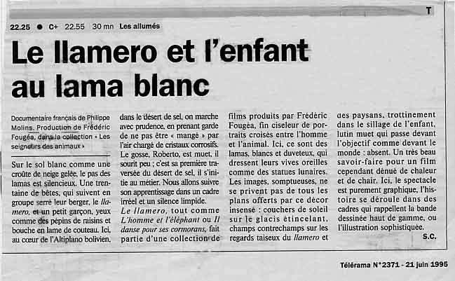 critique de Télérama