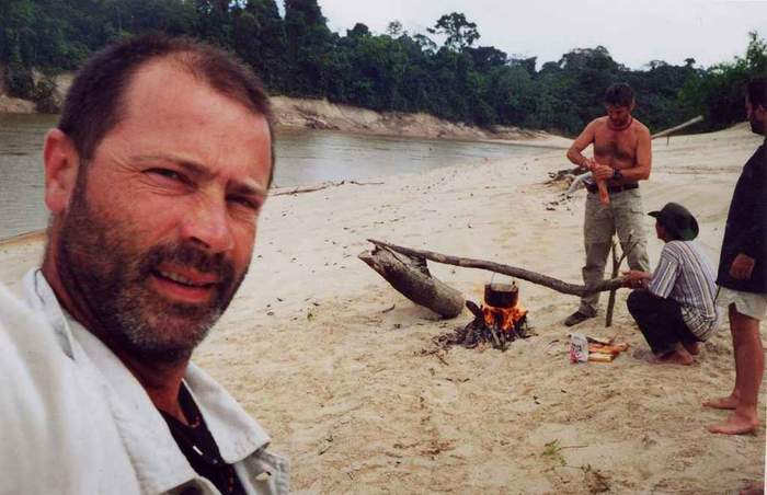 Bivouac sur le Javari